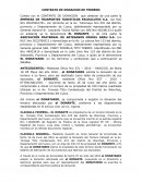 COMO SE DA UN CONTRATO DE DONACION DE TERRENO