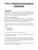 Técnicas de solución de problemas