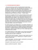 Dialogos “LA VOCACIÓN QUE NO SE CUMPLIO”