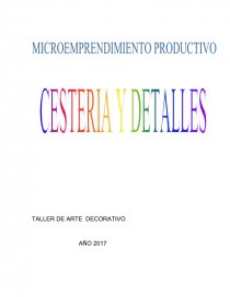 Cesteria. Página 1