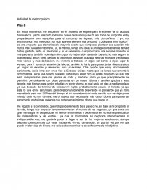 Actividad de metacognicion integradora 3. Página 1