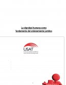 La dignidad humana como fundamento del ordenamiento jurídico