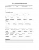 Pauta de evaluación de órganos fono articulatorios