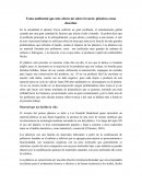 Ejemplo de un Ensayo plasticos