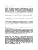 ¿Cuáles son las habilidades gerenciales que recurrentemente se utilizan en tu empresa u organización que facilitan el cumplimiento de los objetivos organizacionales?