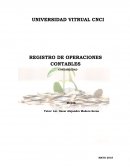 Como son l;os REGISTRO DE OPERACIONES CONTABLES