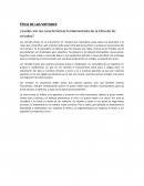 Etica de las virtudes ¿Cuáles son las características fundamentales de la ética de las virtudes?