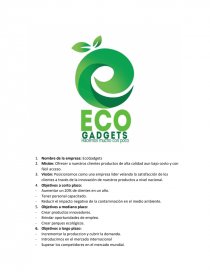 EcoGadgets. Página 1