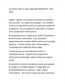 Convenio sobre la ciber seguridad BUDAPEST,