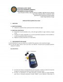 Un buen Laboratorio de agua potable