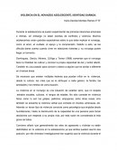 VIOLENCIA EN EL NOVIAZGO ADOLESCENTE, IDENTIDAD DAÑADA