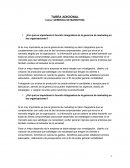 TAREA ADICIONAL Curso: GERENCIA DE MARKETING