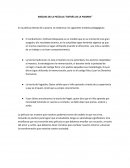 ANÁLISIS DE LA PELÍCULA “DETRÁS DE LA PIZARRA”