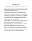 Homenaje a la mujer