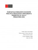PRÁCTICA PEDAGÓGICA PROGRESIVA INSERCION AL AULA I