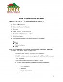 PLAN DE TRABAJO INMOBILIARIO