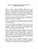 Ensayo sobre las gráficas de globalización de los mercados y la globalización de la producción.