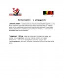 PROPUESTAS DE TRABAJO Comunicacion y propaganda