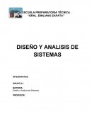 Diseño y Análisis de Sistemas