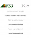 Proceso arquitectonico de un conjunto habitacional