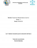 Los 7 saberes necesarios para la educación del futuro