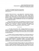 Juicio de divorcio incausado