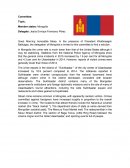 Member states: Mongolia