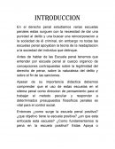 Escuela Positiva INTRODUCCION