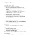 Los Estudios se dividen en experimentales y no experimentales