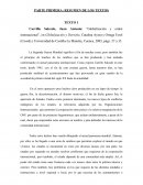 Resumen y crítica de textos de Relaciones Internacionales TEXTO 1