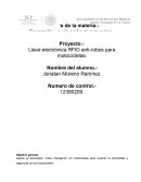 Llave electrónica RFID anti-robos para motocicletas.