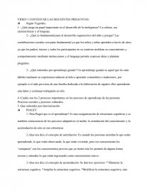VIDEO 1 CONTESTAR LAS SIGUIENTES PREGUNTAS:. Página 1