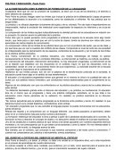 Resumen Polítila y educación Paulo Freire