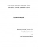 Campañas de comunicación INVESTIGACIÓN SOCIAL