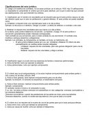 Clasificaciones del acto jurídico