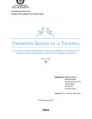 Enfermería Basada en la Evidencia