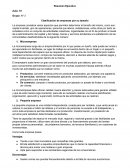 Clasificacion de las empresas por su tamaño