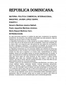 MATERIA: POLITICA COMERCIAL INTERNACIONAL.