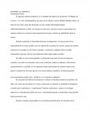 Un milagro para lorenzo INTRODUCCION INFORME ACADÉMICO