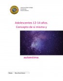 Adolescentes 12-14 años. Concepto de sí mismo y autoestima.[pic 2]