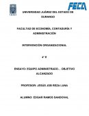 Equipo administrado... Objetivo alcanzado ENSAYO: EQUIPO ADMINISTRADO... OBJETIVO ALCANZADO
