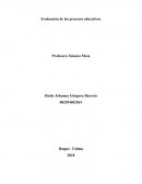 Evaluación de los procesos educativos