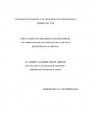 Habilidades socioemocionales y ambiente escolar DIPLOMADO DE DESARROLLO DE HABILIDADES SOCIOEMOCIONALES