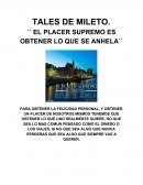 EL PLACER SUPREMO ES OBTENER LO QUE SE ANHELA