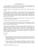 Los contratos administrativos.