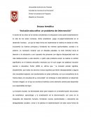 Inclusión educativa “Inclusión educativa: un problema de intervención”