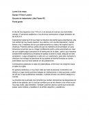 Diario de campo Punta gorda