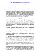 Conciliación en materia familiar HECHOS