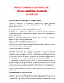 EMPRESA COMERCIAL “LA ESPERANZA” S.R.L. NOTAS A LOS ESTADOS FINANCIEROS