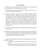 ¿Qué Diferencias y/o similitudes ha observado con respecto a la forma en que se formulan las estrategias en las empresas?